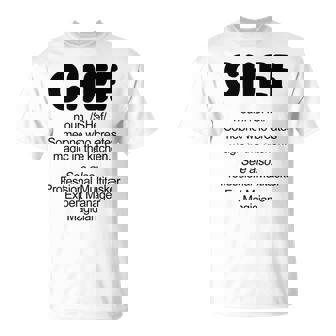 Chef Someone Who Creates Magic In The Kitchen Chef T-Shirt - Monsterry