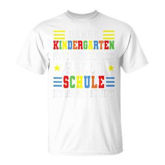 Children's Danke Kindergarten Für Die Unvergessliche Zeit Hello Schule T-Shirt - Seseable