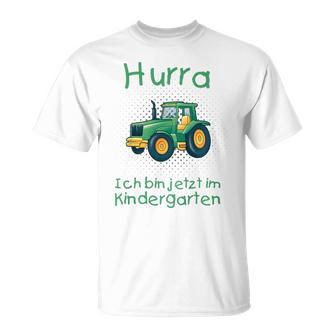 Children's Hurra Ich Bin Jetzt Im Kindergarten T-Shirt - Geschenkecke