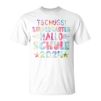 Children's Tschüss Kindergarten Hello School 2024 Kita-Absolve T-Shirt - Geschenkecke