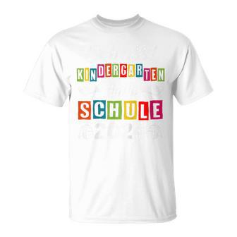 Children's Tschüss Kindergarten Hello School 2024 T-Shirt - Geschenkecke