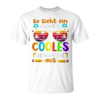 Children's Tschüss Kindergarten Ich Rocke Jetzt Die Schule T-Shirt - Geschenkecke