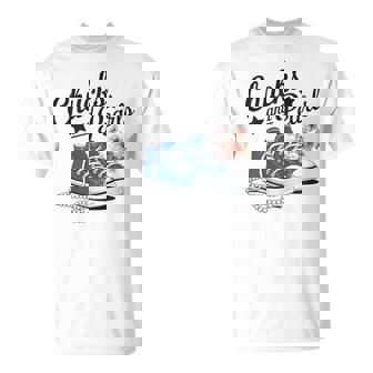 Chucks And Pearls For Ladies 2025 For Ladies T-Shirt | Mazezy