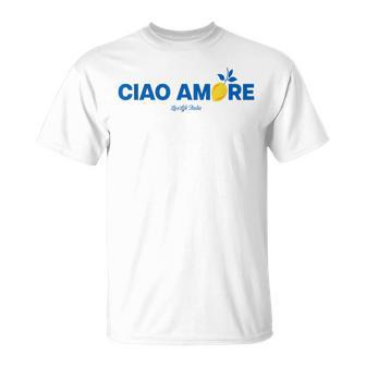 Ciao Amore X Livelife Italia Hello Love Italian Amo T-Shirt - Geschenkecke