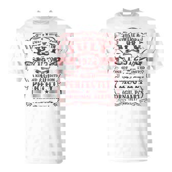 Clásico 1972Intage 1972 Las Leyendas Nacen En Julio 1972 Camiseta unisex - Regaloses