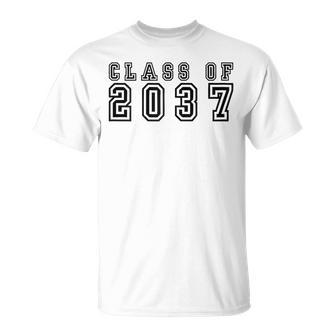 Class Of 2037 Growing Up SchoolGraduationSchool Memory T-Shirt - Monsterry AU