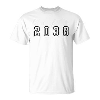 Class Of 2038 School Graduation School Memory Graduation2038 T-Shirt - Monsterry