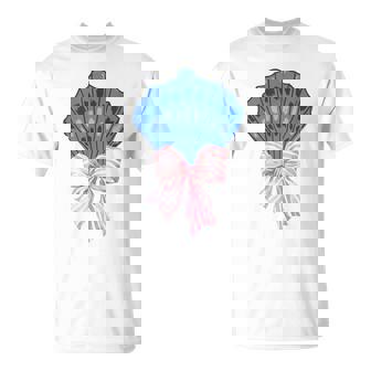 Coastal Coquette Decor Coastal Granddaughter Coquette Bows T-Shirt - Monsterry