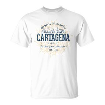 Colombia Retro Styleintage Cartagena T-Shirt - Geschenkecke