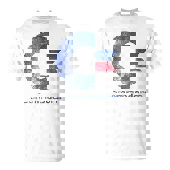 Commodore C64 Lettre Majuscule Effet Grunge Délavé T-Shirt - Cadeauxyz
