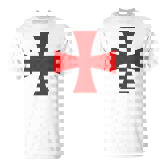 Croisé Costume Templier Chevalier Croix Rouge T-Shirt - Cadeauxyz