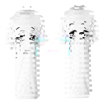 Crying Eyes Sad Tears Emo Crybaby T-Shirt - Thegiftio