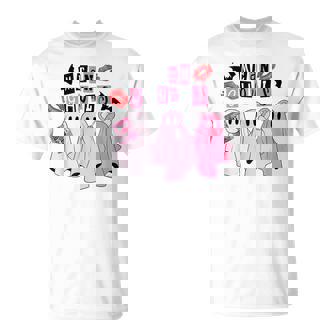 Cute Ghost Mean Ghouls Halloween Costume Spooky Women T-Shirt - Thegiftio