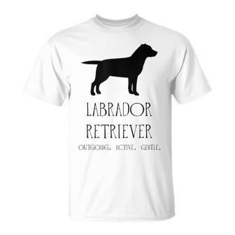 Cute Labrador Retriever Dog Lover T-Shirt - Geschenkecke