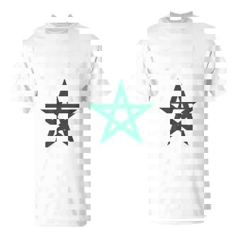 De Fútbol Marroquí Retro Con La Bandera De Marruecos Camiseta unisex - Regaloses