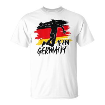 Deutschland Handball Team Flagge Ball T-Shirt - Geschenkecke