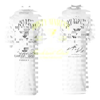 Dirtyy Bachelorette Martini Cocktail Club Martini Drinking T-Shirt | Seseable UK