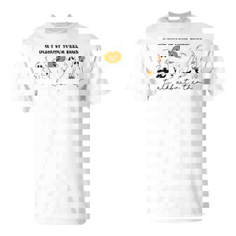 Don't Ghost Your Feelings Inspirational Therapy Psychologist T-Shirt | Mazezy