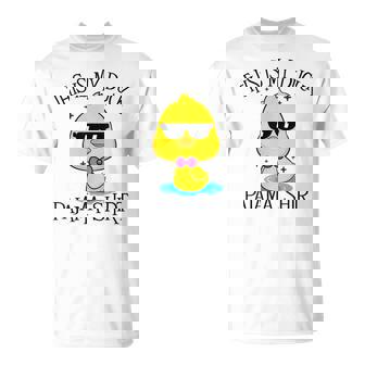 This Is My Duck Pajama Fun Duck Halloween Costume Girl Women T-Shirt - Monsterry
