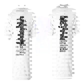 Échecs C'était Un Chevalier Noir Et Orageux T-Shirt - Cadeauxyz