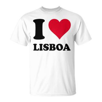 Me Encanta Lisboa Camiseta unisex - Regaloses
