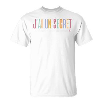 Enfant J'ai Un Secret Annonce Futur Grand Frère Future Grande Soeur T-Shirt - Cadeauxyz
