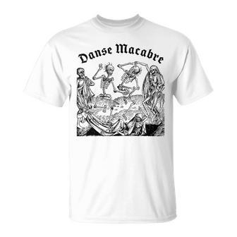 Esqueletos Danzantes Danza De La Muerte Danza Macabra Camiseta unisex - Regaloses