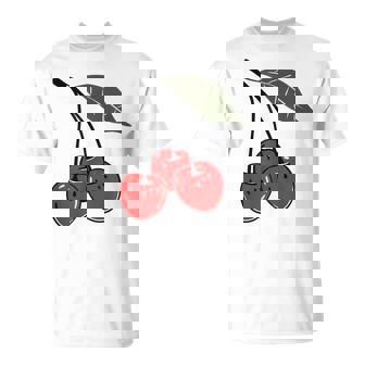 Esthétique Bohème À Motif Cerise T-Shirt - Cadeauxyz