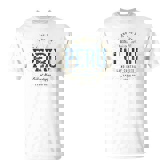 Estilo Retrointage Perú Camiseta unisex - Regaloses