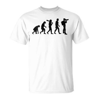 Évolution Des Photographes Drôle De Photographie Photo T-Shirt - Cadeauxyz
