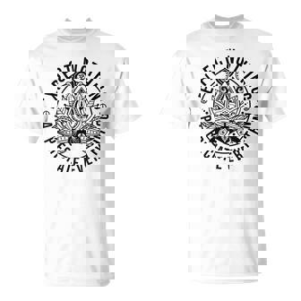 Expect Nothing Appreciate Everything Spiritual Lotus Yoga T-Shirt - Thegiftio