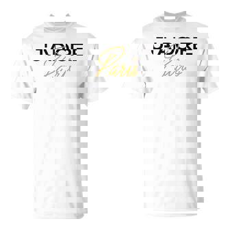 Fashion J'adore Paris Classic Et Elegant Pour Et Homme T-Shirt - Cadeauxyz