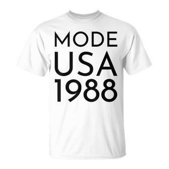 Fashion Usa 1988 Massen Tour T-Shirt - Geschenkecke