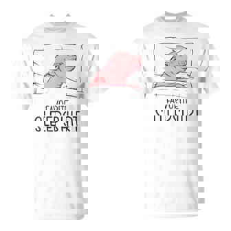 Favorite Sleep Napping Pig Piglet & Piggy Pajama T-Shirt | Seseable UK