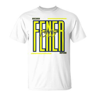 Fb Fener 1907 Kadiköy Istanbul Blue T-Shirt - Geschenkecke