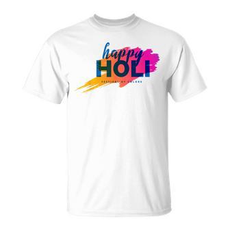 Festival Of Colors Happy Holi T-Shirt - Seseable