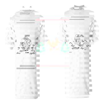 Fleece Navidad Sheep Ugly Christmas Sweater T-Shirt | Mazezy