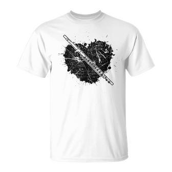 Flötist Flute Gray T-Shirt - Geschenkecke