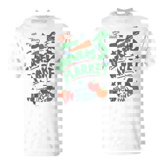 FRESH PRODUCE DAILY GROWERS MARKET SUPPORT Design T-Shirt - Monsterry