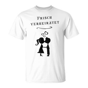 Frischerheiratet Wedding Marriage Honeymoon Marriage T-Shirt - Geschenkecke