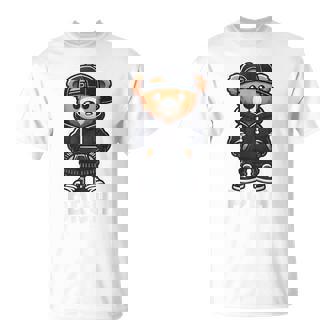 Bruh Meme Hip Hop Teddy Bear Nager Boys N Saying T-Shirt | Seseable UK