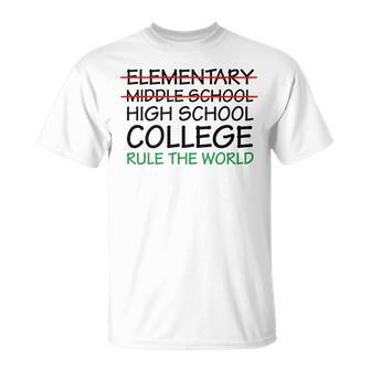 School Graduation Hilarious Middle School Memories T-Shirt - Monsterry