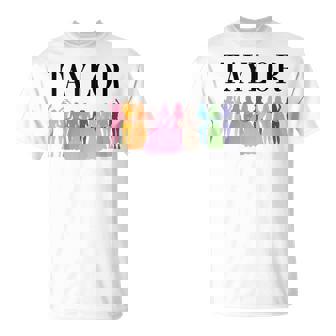 Taylor Personalized Name I Love Taylor Girl T-Shirt - Monsterry