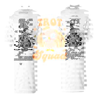 Trot Squad Baby Girl Toddler Turkey Cute Thanksgiving T-Shirt | Seseable CA