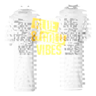 On Gameday Football We Wear Blue And Gold School Spirit T-Shirt - Thegiftio UK