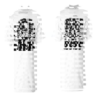 Games Day Checkered Soccer Mama Retro Soccer Mom Season T-Shirt - Monsterry