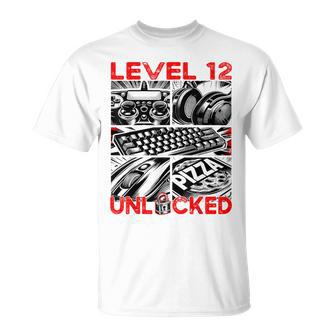 Geburtstag Level 12 Freigeschaltet Gaming & Zocker T-Shirt - Geschenkecke