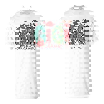 Gigi Claus Christmas Pajama Santa Claus Family Matching T-Shirt - Thegiftio