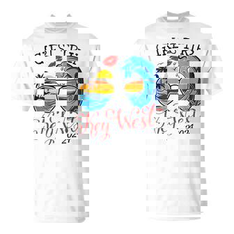 Girls Trip Key West 2024 Beach Vacation Birthday Squad T-Shirt - Thegiftio UK