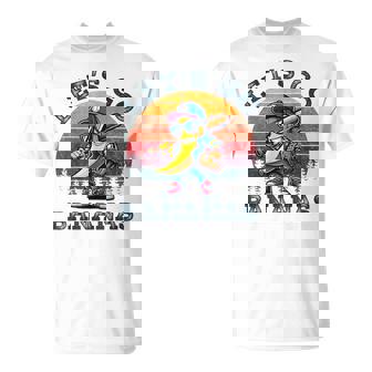 Lets Go Bananas Banana Playing Baseball Baseball Player T-Shirt - Thegiftio UK